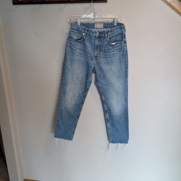 Everlane the Curvy Cheeky Jean Crop Light Medium Wash Size 29 - Picture 2 of 11